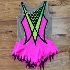 Rhythmic Gymnastics Leotard Costume Fits like 7/8, Great Condition